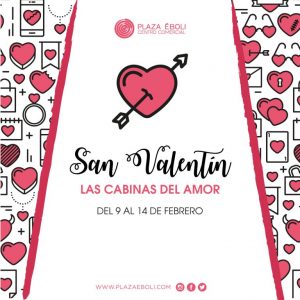 Este San Valentín en Plaza Éboli llegan las ‘Cabinas del Amor’