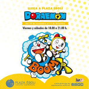 Doraemon llega a Plaza Éboli