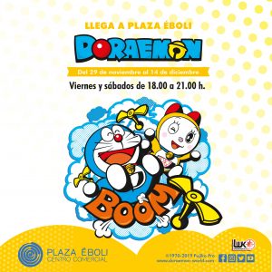 Doraemon llega a Plaza Éboli Doraemon llega a Plaza Éboli