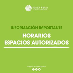 Horarios especiales Horarios especiales