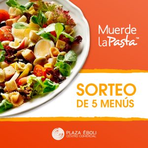 Nuevo sorteo 5 menús Muerde La Pasta