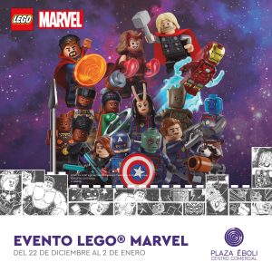 LEGO® MARVEL LLEGA A PLAZA ÉBOLI