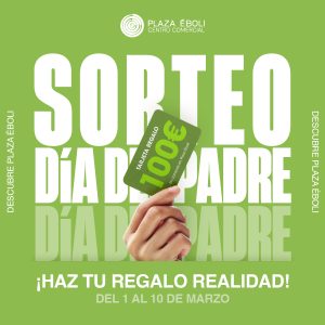 SORTEO TARJETA REGALO 100 € DÍA DEL PADRE