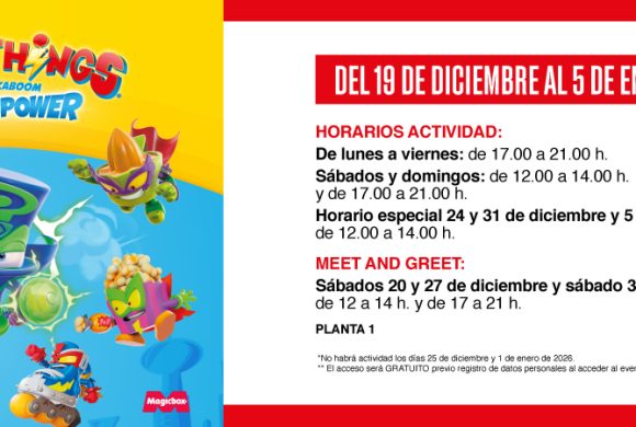 SUPERTHINGS VUELVEN A PLAZA ÉBOLI POR NAVIDAD
